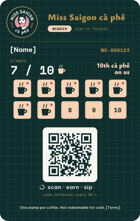 Digital member card C